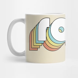 Roy - Retro Rainbow Typography Faded Style Mug